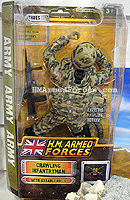 HM Armed Forces Army Crawling Infantryman