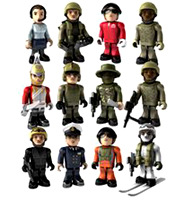 The 12 Standard Release HM Armed Forces Micro Figures Series 3