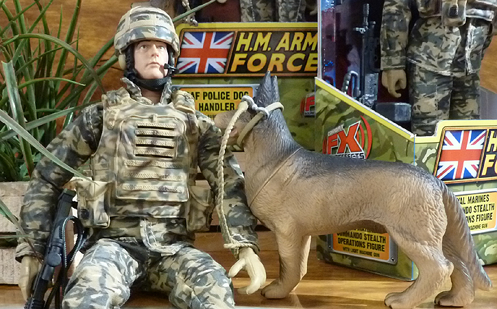 RAF Police Dog Handler